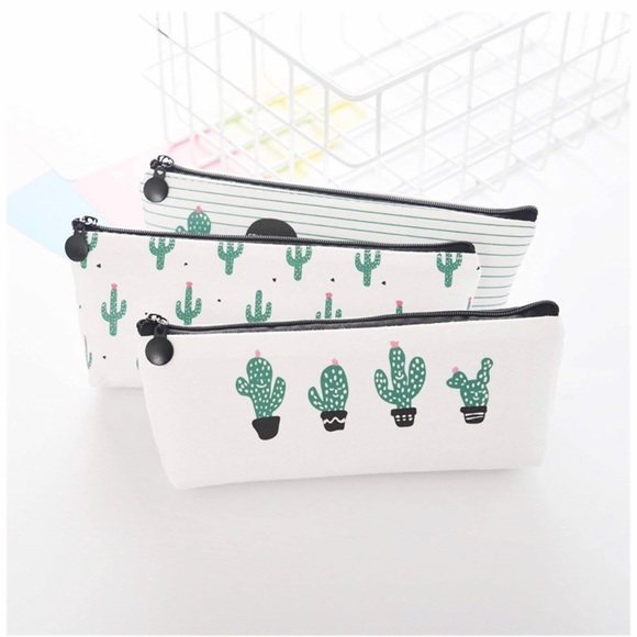 🌵Cactus Pencil Case/Makeup Bags - SET OF 3 🌵 - Picture 2 of 4